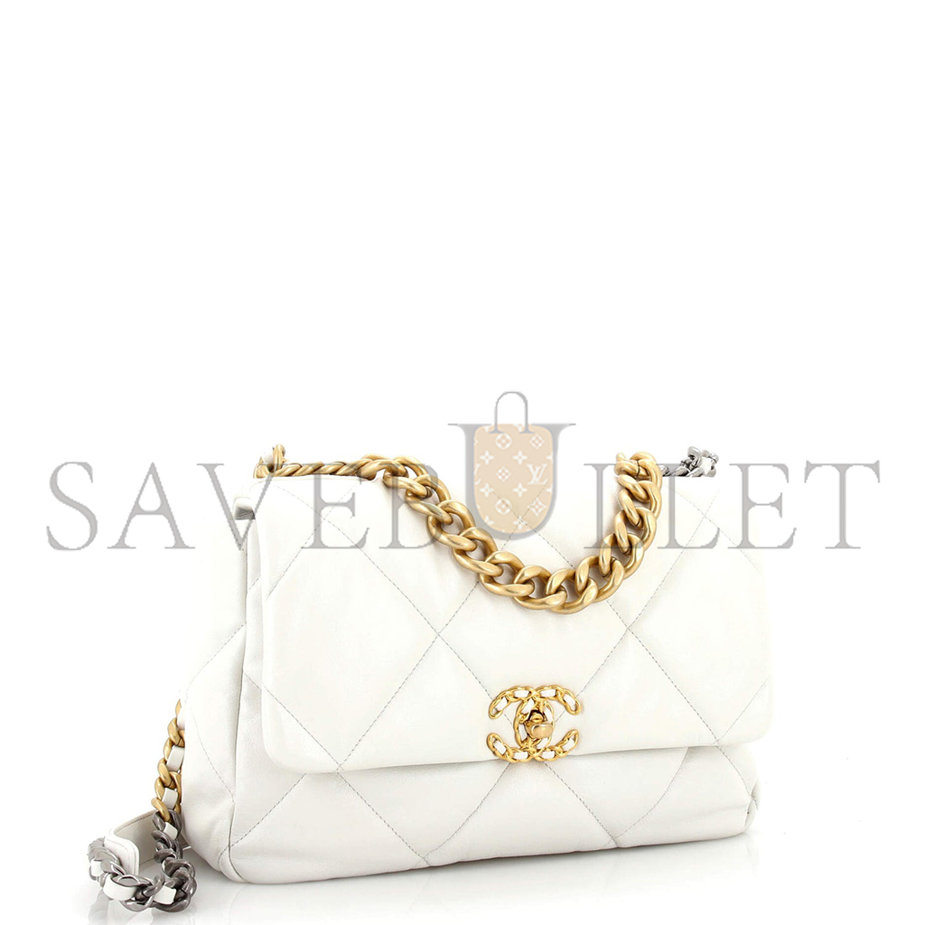 CHANEL MASTER 19 FLAP BAG QUILTED LEATHER LARGE (30*20*10cm) 